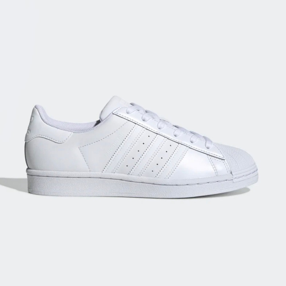 Adidas Women’s Superstar Shoes (Cloud White/Cloud White/Cloud White)